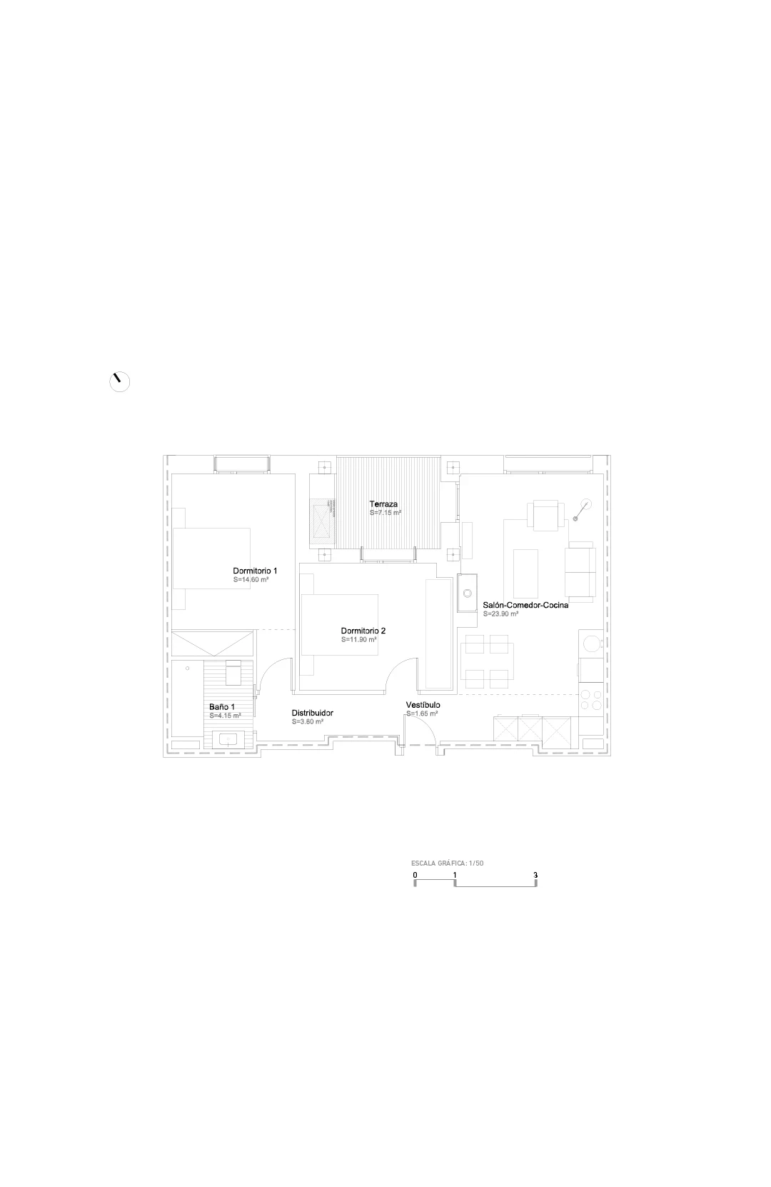 Plano vivienda 2.A.1.C